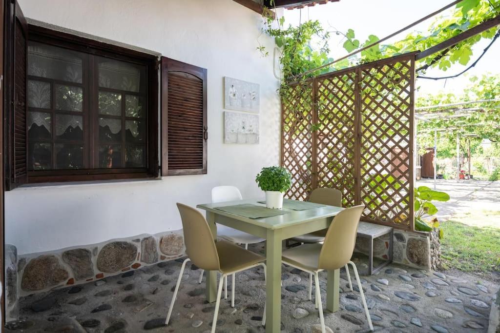 Paralia Sikias Traditionelles Appartement Athos Shadow Am Meer מראה חיצוני תמונה