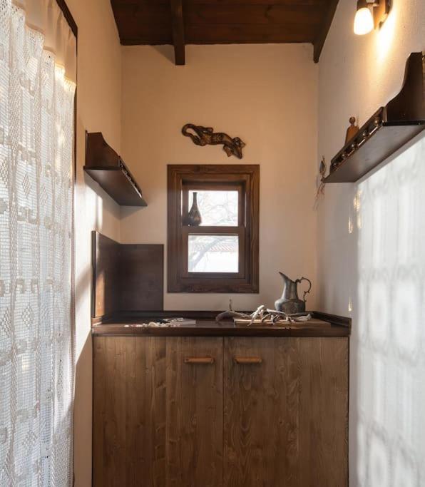 Paralia Sikias Traditionelles Appartement Athos Shadow Am Meer מראה חיצוני תמונה
