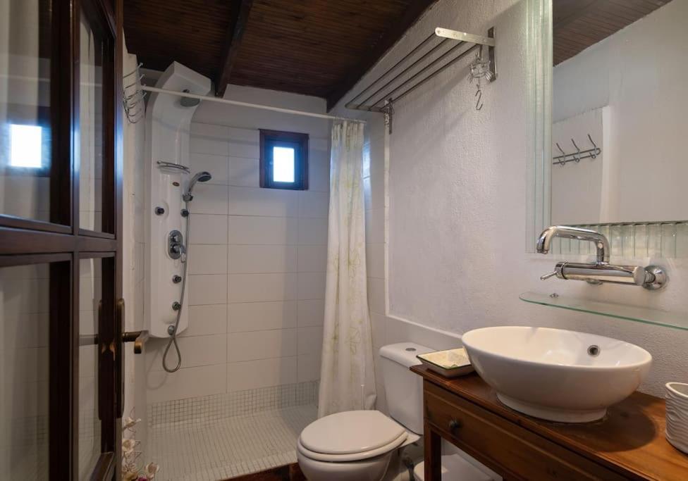 Paralia Sikias Traditionelles Appartement Athos Shadow Am Meer מראה חיצוני תמונה